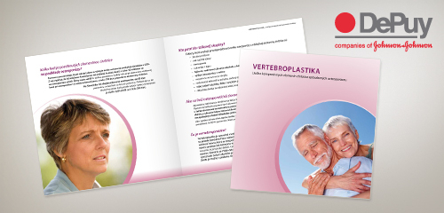 Brožura „VERTEBROPLASTIKA - Liečba kompresívnych zlomenín chrbtice spôsobených osteoporózou“ Brožura „VERTEBROPLASTIKA - Liečba kompresívnych zlomenín chrbtice spôsobených osteoporózou“