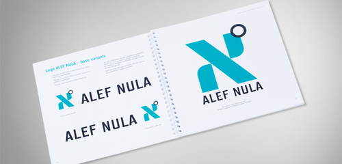 Manuál firemní identity ALEF NULA