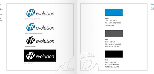 Manuál firemní identity HR Evolution