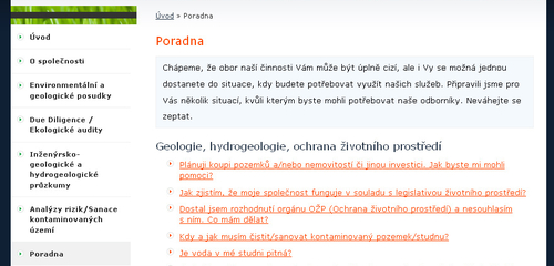 Poradna - FAQ