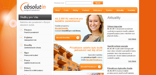 Homepage webu Homepage webu