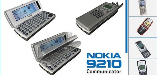 3D modely mobilního telefonu