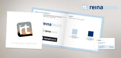 CI manuál pro RT Reina Tours CI manuál pro RT Reina Tours